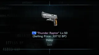 Resident Evil Revelations - Lv.50 Thunder Raptor - Purple Max Slots Drop