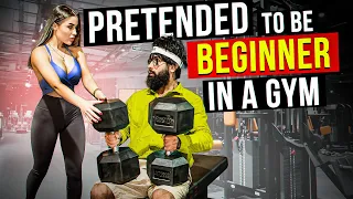 Elite Powerlifter Pretended to be a BEGINNER in a GYM #1 | Anatoly gym prank