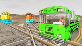 TRANSPORTING PIXAR CARS & FRUITS WITH COLORED & JOHN DEERE vs CLAAS vs TRACTORS - BeamNG.drive