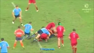 Ben Volavola Debut try for the Waratahs