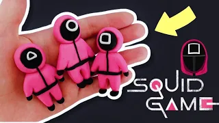 SQUID GAME DIY - polymer clay tutorial - step by step