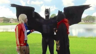 Harley Quinn & Batgirl Fight Over Bat-Joker! Real Life DCEU Superhero Movie