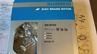 Shimano Disc Brake Rotor SM RT86