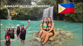 The Best Day In The Philippines!🇵🇭😍 A MUST DO 😱Kawasan Falls Canyoneering!!