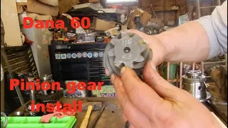 Dana 60 pinion install by BSF Recovery Team