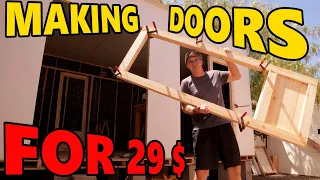 Making a Wooden Door DIY Only Simple Tools (S1 Ep8)