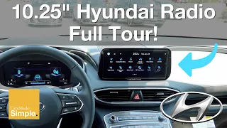 2020+ Hyundai 10.25" Infotainment System | Full Tour!