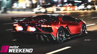 Huge Flame! Brooke Race Exhaust Aventador SVJ Full Acceleration & Exhaust!