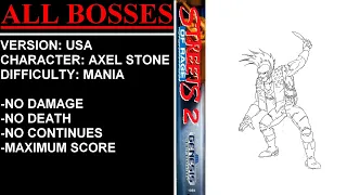 Streets of Rage 2 [USA] (Sega Genesis) - (All Bosses | Mania Difficulty)