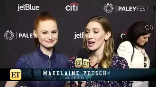 Madeleine Petsch talks about Cheryl and Toni kiss - Riverdale 2x17 (hilarious)