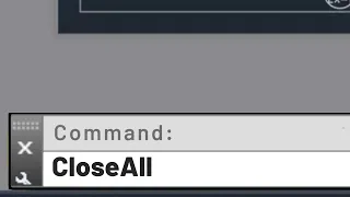 How to Close all Opened Drawings at once in AutoCAD