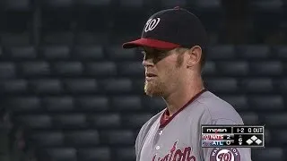 WSH@ATL: Strasburg throws seven scoreless, gets win