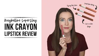 Maybelline SuperStay Ink Crayon Lipstick Review