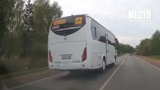 Гонщик на автобусе