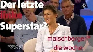 Geht mit ihr der letzte linke Superstar? Sahra Wagenknecht bei maischberger. die woche (13.11.19)