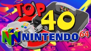 TOP 40: NINTENDO 64 - ¡JUEGAZOS de la poderosa consola de 64 BITS! [1.er RECOPILATORIO de N64]