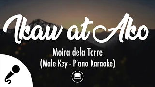 Ikaw At Ako - Moira dela Torre (Male Key - Piano Karaoke)