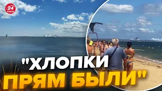 😍Перші кадри КРИМСЬКОГО МОСТУ! Оце ЖАХНУЛИ / Росіяни в шоці