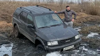 Тянем бегемота из болота, Opel Frontera b и Suzuki Jimny