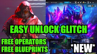 *NEW* EASY UNLOCK GLITCH MW3! FREE OPERATORS/BLUEPRINTS/FREE ITEMS! MW3 GLITCHES! WARZONE GLITCH!