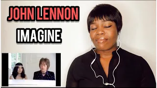 First Time Hearing John Lennon - Imagine ( Official music video ) REACTION