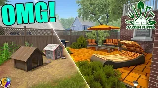 GARDEN FLIPPER - RENOVATING EVERYTHING $100,000 HOUSE FLIPPER DLC