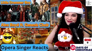 Opera Singer Reacts to Little Drummer Boy (African Tribal Version) - Alex Boye' ft. Genesis Choir