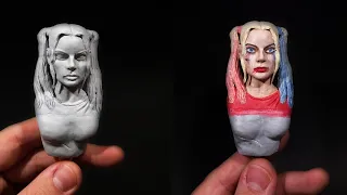 Sculpting Harley Quinn (Margot Robbie) From 'Suicide Squad' And 'Birds Of Prey'