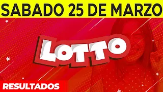 Resultados del Lotto del Sábado 25 de Marzo del 2023