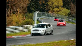 Skoda Octavia 2 RS (2008) Nurburgring Nordschleife (BTG 8:16)Turist fahren 29.4.2022