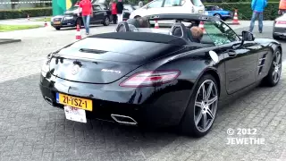 Mercedes-benz SLS AMG Roadster Engine Start up and Acceleration Sound!! (1080p Full HD)