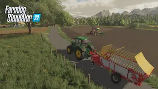 SOWING WHEAT AND TAKING CARE OF COWS IN FARMING SIMULATOR 22-Ellerbach-