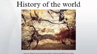 History of the world