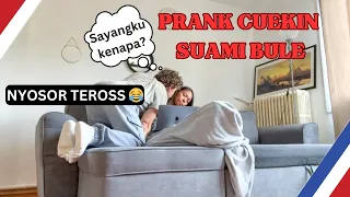 PRANK CUEKIN SUAMI BULE MALAH BEGINI JADINYA