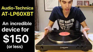 The BEST Vynyl Record Player for BEGINNERS? (Audio-Technica AT-LP60XBT Unboxing + First Impressions)