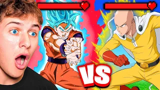 GOKU Vs. ONE PUNCH MAN Power Level Comparisons