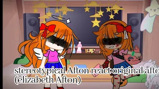 stereotypical aftons react  Original (elizabeth Afton ) part 1