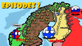Zombies in Europe.Finland. Countryballs episode 2