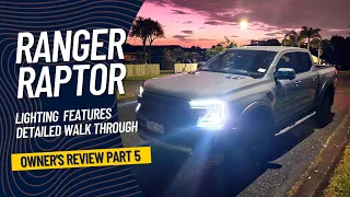 Raptor at Night - Lighting Features Explained + Zone Lighting Feature #fordrangerraptor #raptor