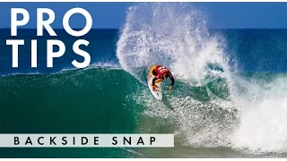 How to do a Backside Snap with Damien Hobgood