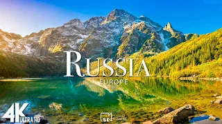 FLYING OVER RUSSIA 4K UHD - Relaxing Music Along With Beautiful Nature Videos - 4K UHD TV