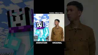 Animation Vs Original - Ketika BeaconCream jadi senior nightD | MINECRAFT ANIMATION INDONESIA