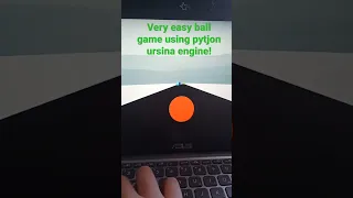 ball game made with python ursina engine