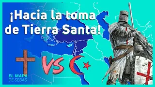 ☪️ ⚔✝️ La Primera CRUZADA: Hacia la toma de JERUSALÉN (Resumen)☪️ ⚔✝️ - El Mapa de Sebas