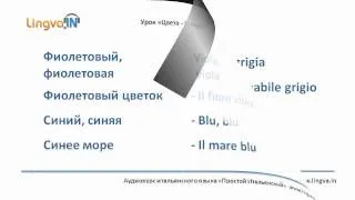 Итальянский язык - Цвета на итальянском. Часть 2 LingvaIn.wmv