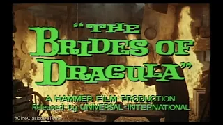 "Las novias de Drácula" (1960) Trailer original #CineClásicoDeTerror