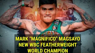Mark "Magnifico" Magsayo New WBC Featherweight WORLD CHAMPION | won against Garry Russel Jr.
