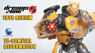 TE-02 Metal Deformation Review! (Movie Bumblebee 3rd Party - Transform Element )