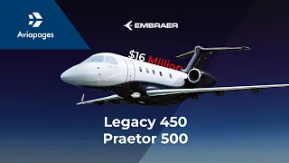 Embraer Legacy 450 vs Praetor 500: A Detailed Virtual Tour & Comparison