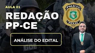 Redação Polícia Penal CEARÁ (PP CE) - Análise do edital e dicas | Redação Pontual